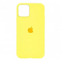 Силиконовый чехол "Оригинал велюр" Iphone 12/12 Pro Yellow