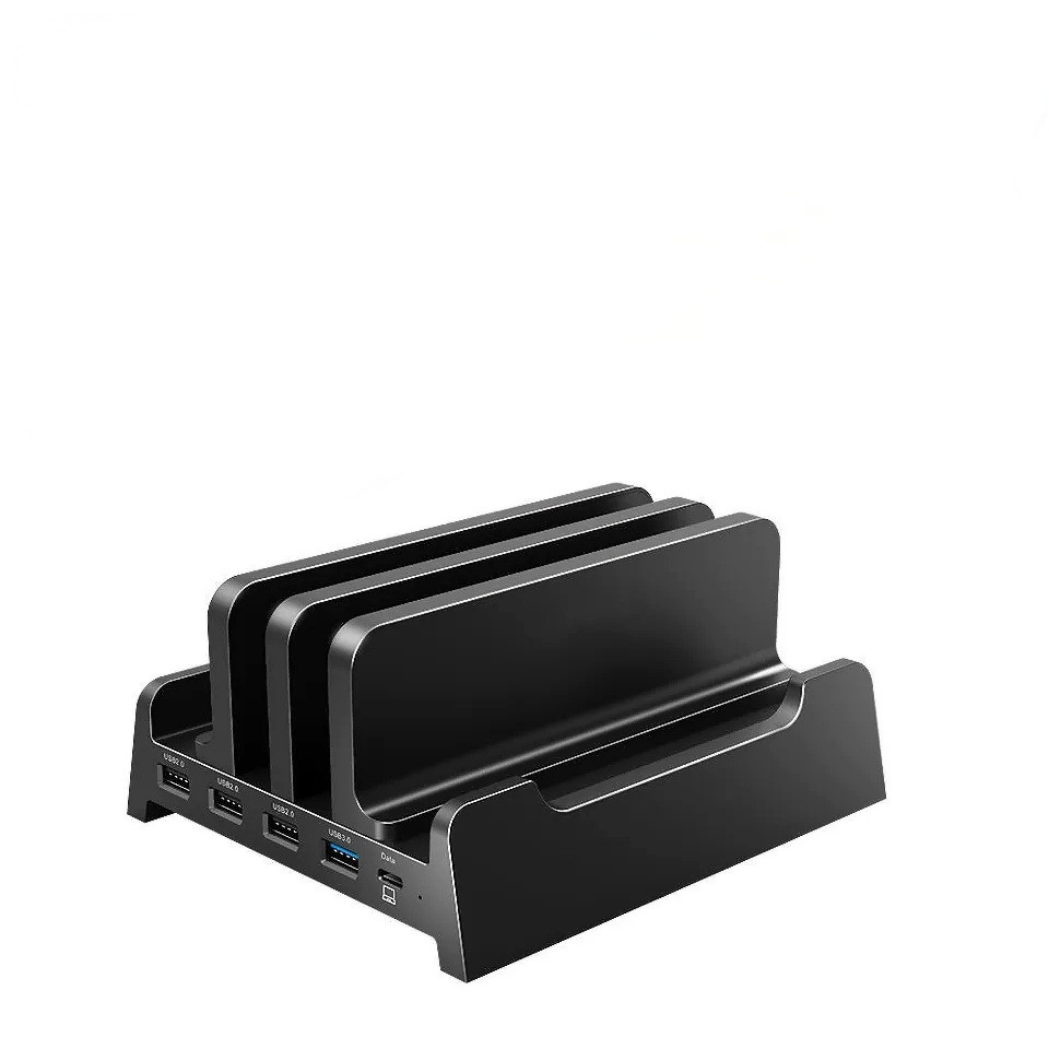 Вертикальна регульована підставка для ноутбука док-станція Type-C, USB×4 Vaydeer, фото 1