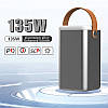 Повербанк для ноутбука Power Bank 60000 mAh 135W 4USB/2Type-C, PD/QC3.0, фото 3