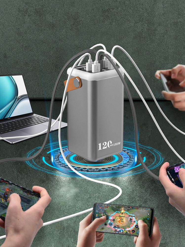Купить Повербанк для ноутбука Power Bank 120000 mAh 135W 4USB/2Type-C ...