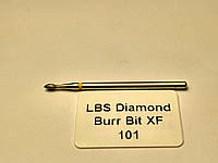 Фреза алмазная Почка,диаметр- 1,9 мм, Н - 3,7 мм,( желтая насечка)