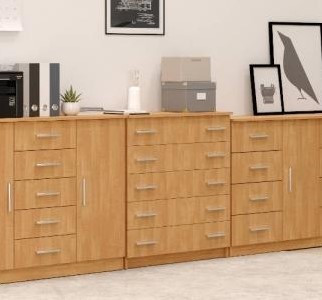 Комод з висувними ящиками IdealMebel Комод-5П, тумба для зберігання речей