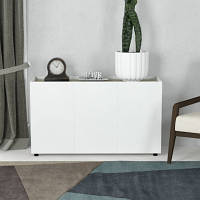 Тумба у вітальню IdealMebel Тумба-2 (МГ-6), тумба з фасадами і полицями у вітальню, тумба-комод