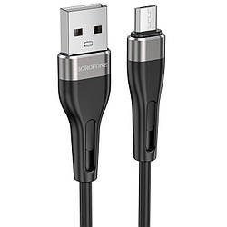 Кабель для зарядки MicroUSB Android BOROFONE BX46 |1m 2.4A| Чорний