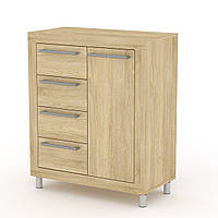 Тумба у вітальню IdealMebel Тумба-2 (МГ-1), тумба з висувними ящиками у вітльню, тумба-комод