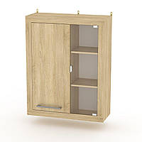 Тумба у вітальню IdealMebel Тумба навісна-1 (МГ-1), тумба з полицями навісна, тумба зі скляним фасадом