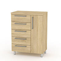 Тумба у вітльню IdealMebel Тумба-1 (МГ-2), тумба з висувними ящиками у вітальню, тумба-комод