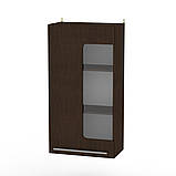 Тумба у вітальню IdealMebel Тумба навісна (МГ-3), тумба з полицями навісна, тумба зі скляним фасадом, фото 8