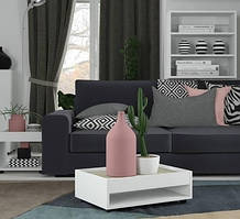 Тумба у вітальню IdealMebel Тумба навісна-4 (МГ-6), тумба з полицями навісна, настінна тумба, тумба-полиця