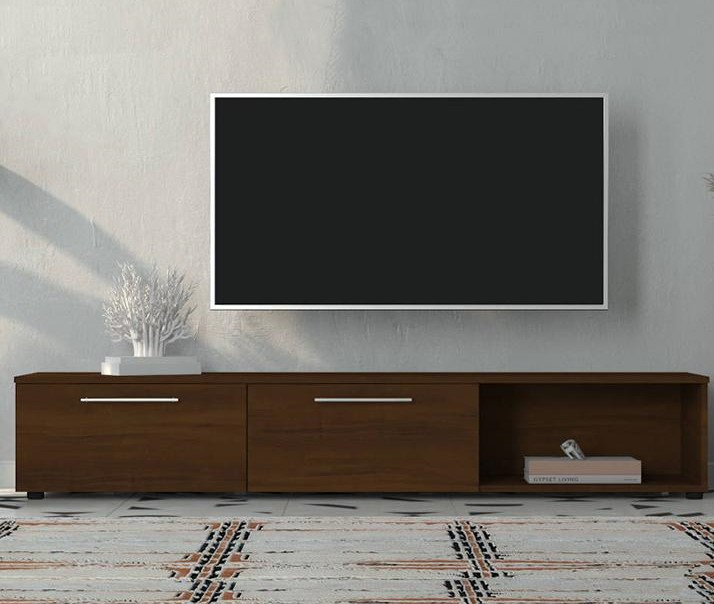 Тумба під телевізор IdealMebel Тумба ТВ (МГ-8), тумба з фасадами під телевізор, тумба у вітальню