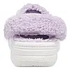 Жіночі сабо Crocs Baya Lined Fuzz-Strap білі з хутром | Утеплені Crocs White оригінал, фото 7