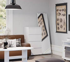 Комод з висувними ящиками і дзеркалом IdealMebel Комод-зеркало, тумба для зберігання речей