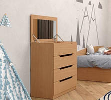 Комод з висувними ящиками і дзеркалом IdealMebel Комод-трюмо, тумба для зберігання речей