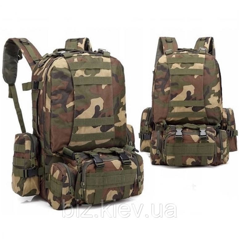 Тактичний рюкзак Tactic Bag Forest Woodland великий з підсумками