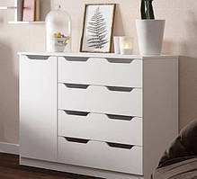 Комод з висувними ящиками IdealMebel Комод-4+1М, тумба для зберігання речей