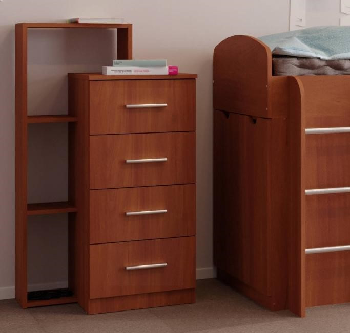 Комод з висувними ящиками IdealMebel Комод-4-1Л, тумба для зберігання речей