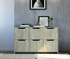 Комод IdealMebel Комод-6Д, тумба для зберігання речей