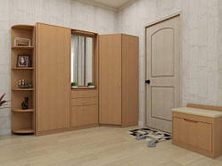 Книжкова шафа IdealMebel Пенал-1, шафа для книг, стелаж для книг, шафа для документів і речей, офісна шафа