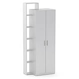 Шафа для речей IdealMebel Шафа-9, шафа розпашна з полицями і штангою, шафа в спальню, вітальню, передпокій, фото 2