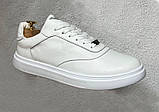 Кеди Чоловічі Шкіряні Білі, фото 9