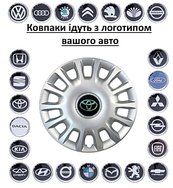 Автомобільні ковпаки SKS 214 R14 к-т 4 шт. Ковпаки на диски з логотипом авто