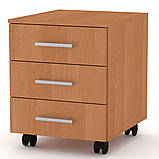 Тумба пересувна IdealMebel MП-3, тумбочка з висувними ящиками, тумба в офіс., фото 5