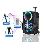 Акустическая система GZ-P12 (12") (30W) (Беспроводной микрофон) (18650) (Пульт), фото 5