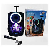 Акустическая система GZ-P12 (12") (30W) (Беспроводной микрофон) (18650) (Пульт), фото 7