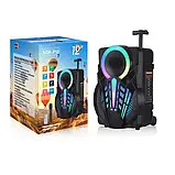 Акустическая система GZ-P12 (12") (30W) (Беспроводной микрофон) (18650) (Пульт), фото 8