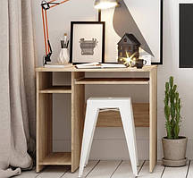 Комп'ютерний стіл IdealMebel СКМ-12, письмовий стіл із полицями, стіл із висувною полицею