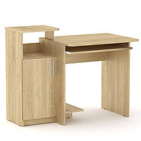 Комп'ютерний стіл IdealMebel СКМ-2, письмовий стіл із полицями, стіл із висувною полицею