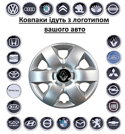 Автомобільні ковпаки SKS 215 R14 к-т 4 шт. Ковпаки на диски з логотипом авто