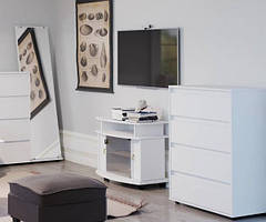 Тумба під телевізор IdealMebel Америка, тумба-комод під телевізор, тумба під телевізор у вітальню.