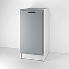 Кухонна тумба 400мм з 2 полицями та МДФ фасадом Тумба підлогова без стільниці для кухні Кухонні модулі, фото 3