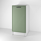 Кухонна тумба 400мм з 2 полицями та МДФ фасадом Тумба підлогова без стільниці для кухні Кухонні модулі, фото 4