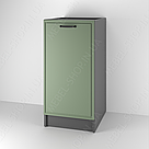 Кухонна тумба 400мм з 2 полицями та МДФ фасадом Тумба підлогова без стільниці для кухні Кухонні модулі, фото 5