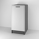 Кухонна тумба 400мм з 2 полицями та МДФ фасадом Тумба підлогова без стільниці для кухні Кухонні модулі, фото 6