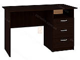 Стіл письмовий IdealMebel Буклет, комп'ютерний стіл з висувними ящиками, фото 3
