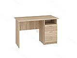 Стіл письмовий IdealMebel Буклет, комп'ютерний стіл з висувними ящиками, фото 4