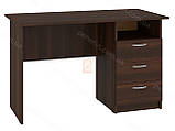 Стіл письмовий IdealMebel Буклет, комп'ютерний стіл з висувними ящиками, фото 8