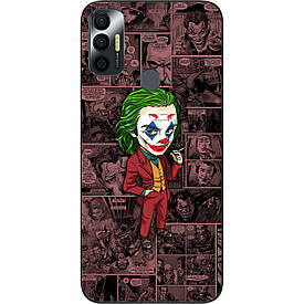 Бампер силіконовий для Tecno Spark 7 з малюнком Джокер