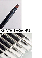Пензель для дизайну Saga Professional 01, скошена, штучний ворс