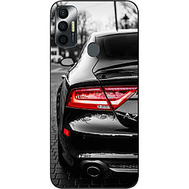 Бампер силіконовий для Tecno Spark 7 з малюнком Машина