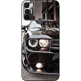 Бампер силіконовий для Tecno Spark 7 з малюнком Авто