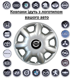 Автомобільні ковпаки SKS 218 R14 к-т 4 шт. Ковпаки на диски з логотипом авто