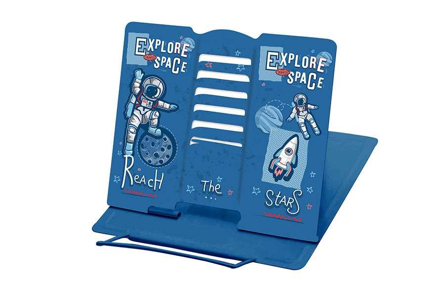 Підставка для книг металева 21*19см KIDIS серія Explore space, 13110