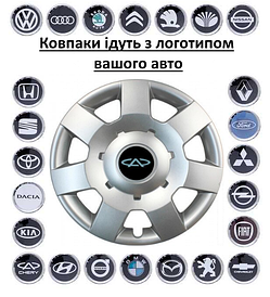 Автомобільні ковпаки SKS 219 R14 к-т 4 шт. Ковпаки на диски з логотипом авто