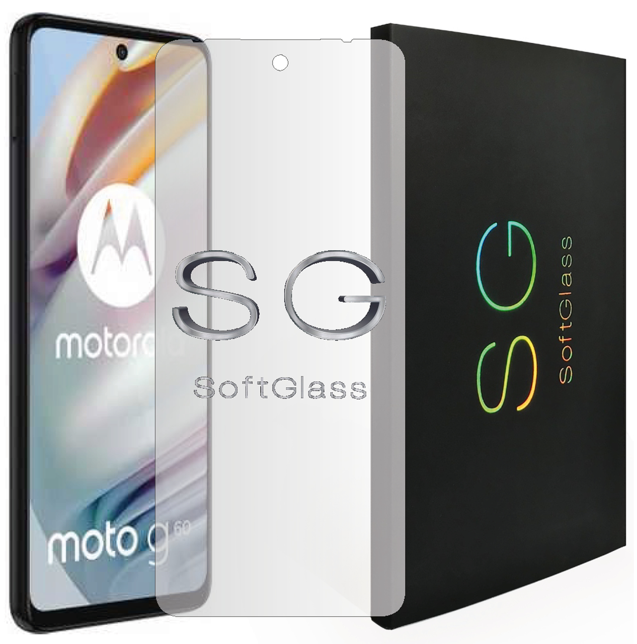 Мягкое стекло Motorola G60 на Экран полиуретановое SoftGlass - купить ...