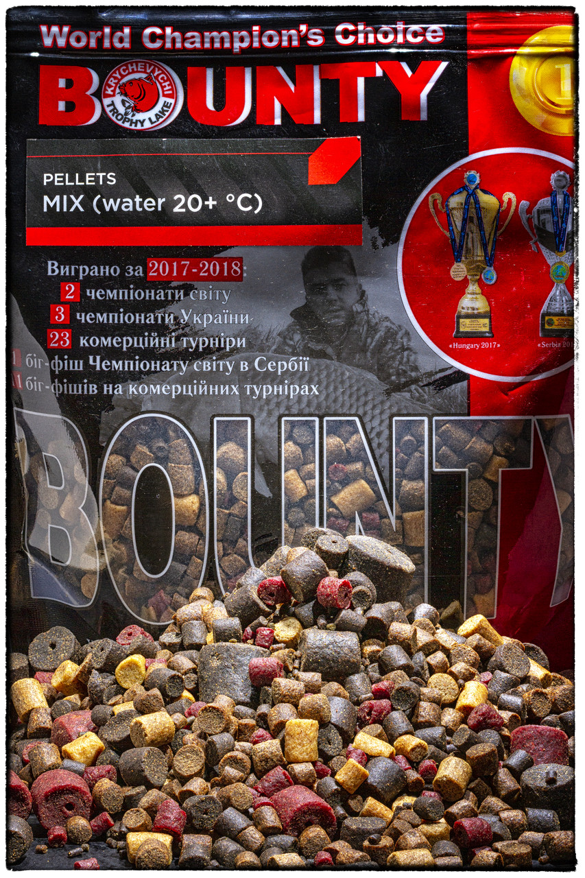 Мікс пелетсів BOUNTY тепла вода 20+ °C 5 кг