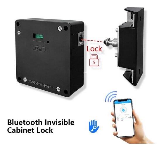 Bluetooth + картковий замок TTLOCK INVISIBLE LOCKER прихованого монтажу (54)